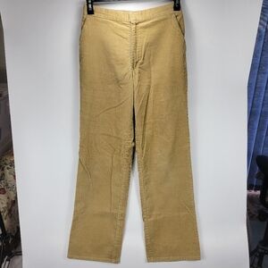 Unbranded Vintage 70s 80s Elastic Waist Corduroy Pants Mens 32x34 Beige USA Made
